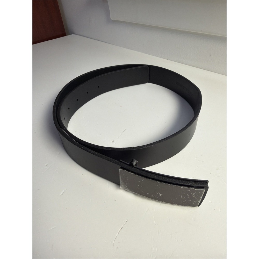 Handcrafted Kenneth Cole REACTION Men's Belt Black Size M 36 Black Buckle.
